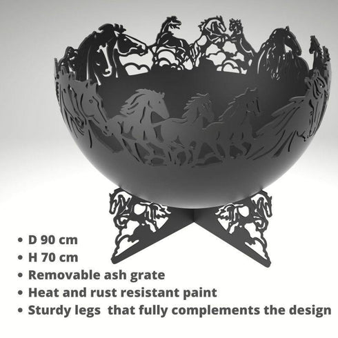 Equestrian Fire Bowl - parameters