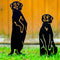 Meerkats Garden Ornament Metal Animal Outdoor Decoration Gift for Gardener Mothers Day