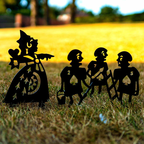 The Queen of Hearts Garden Ornament Alice in Wonderland Themed Party Decoration Gift