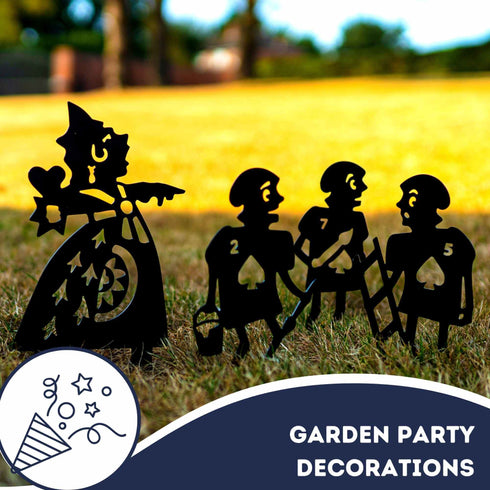 The Queen of Hearts Garden Ornament Alice in Wonderland Themed Party Decoration Gift