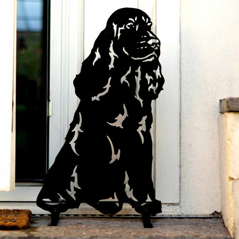 Working Springer Cocker Spaniel  Statue Dog Owner Gift Garden Ornament