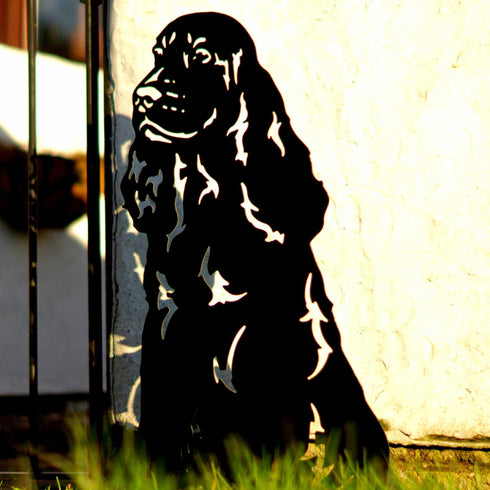 Working Springer Cocker Spaniel  Statue Dog Owner Gift Garden Ornament