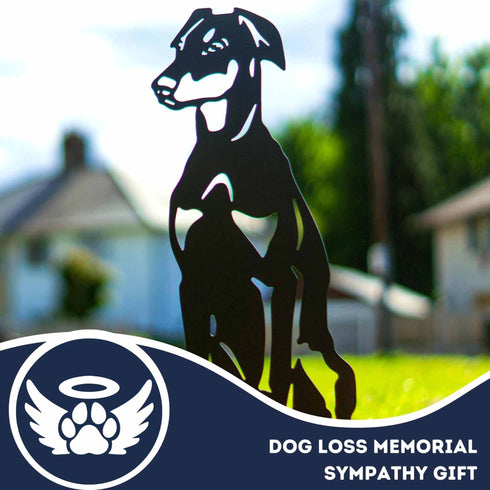 Doberman Pinscher Dog Loss Memorial Statue Sympathy Gift