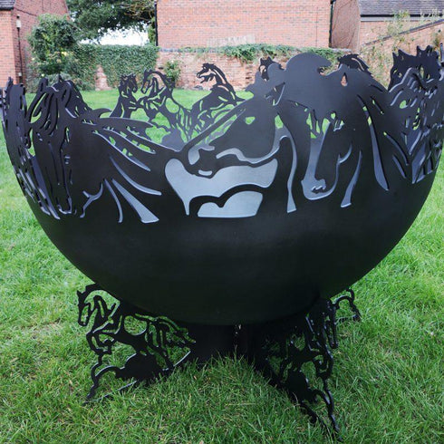 Equestrian Fire Bowl