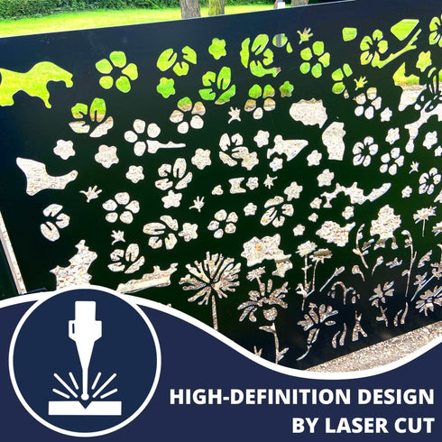 Metal Fence Panels Winter Garden Fencing Screens