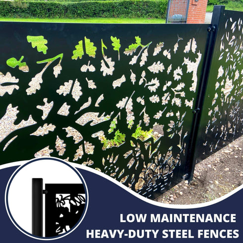 Garden Fence Panel Privacy Screen Summer Garden