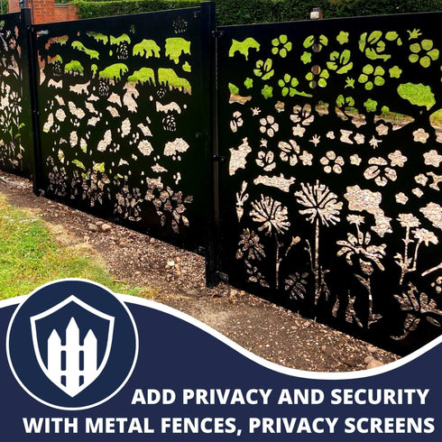 Metal Fence Panels Winter Garden Fencing Screens