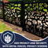Garden Fence Panel Privacy Screen Summer Garden