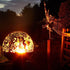 Fantasy Spherical Fire pit at Night