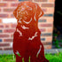 Black Chocolate Red Fox Labrador Statue Dog Owner Gift Garden Ornament