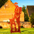 Lest We Forget Soldier Silhouette Military Statue Remembrance Day Sculpture Army Poppy Metal Art Laser Cut Figurine Veteran Tribute Memorial