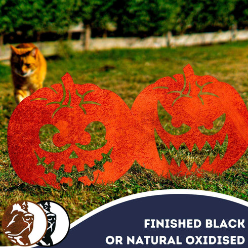Scary Carved Pumpkins Halloween Outdoor Party Decoration Garden Ornament