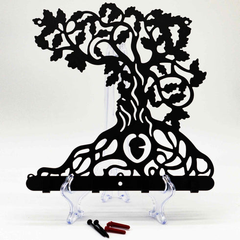 Tree of Life Wall Hook Door Hanger Coat Towel Holder Housewarming Gift Hallway Cloakroom Porch Mounted Plaque Home Decor Metal