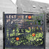 Lest We Forget ( Remembrance Day) Patio screen or Fence panel with Glass inserts 6