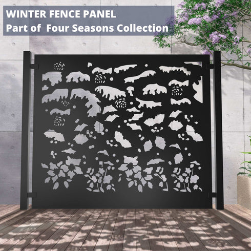 Metal Fence Panels Winter Garden Fencing Screens