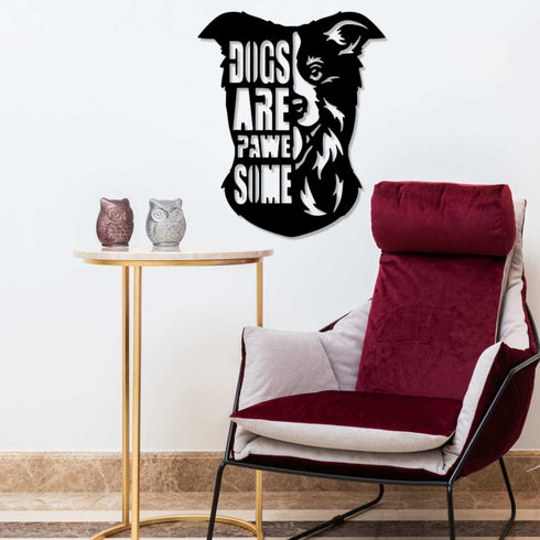 BORDER COLLIE Wall Art Hanging Sign