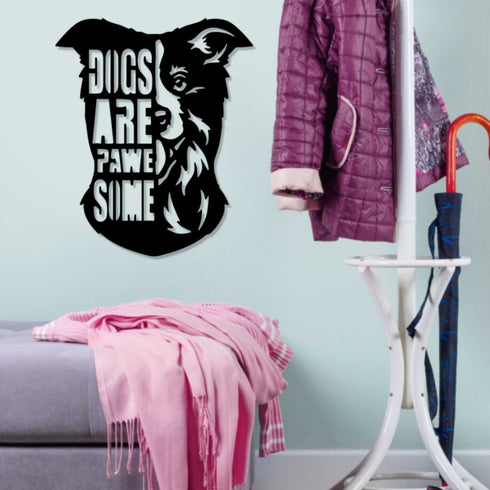BORDER COLLIE Wall Art Hanging Sign