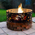Born To Ride Fire Pit Ring - heat and weather resistant paint, portable `0