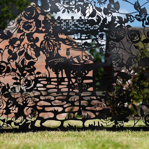 Rose Garden Metal Fence Panels Fencing Screens