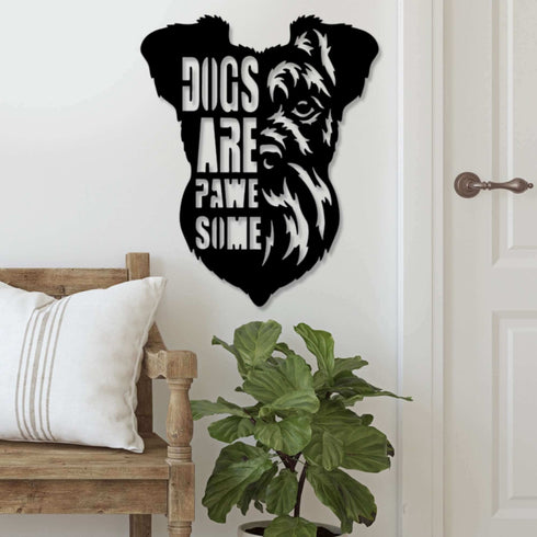 SCHNAUZER Dog Loss Memorial Plaque Wall Hanging Sign