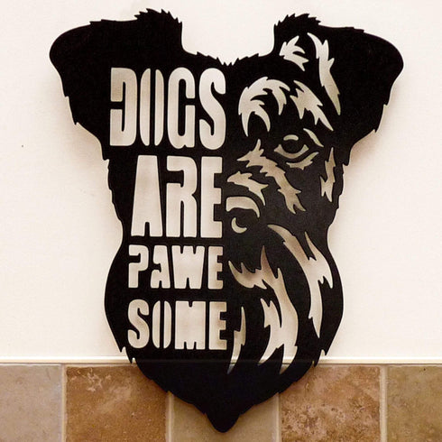 SCHNAUZER Dog Loss Memorial Plaque Wall Hanging Sign