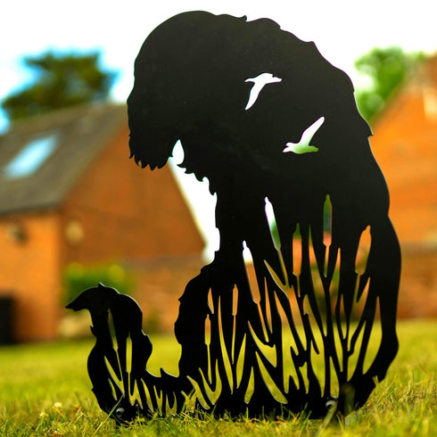 English Red Irish Setter Dog Loss Garden Ornament Memorial Personalised Statue