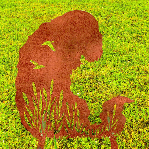 English Red Irish Setter Sculpture Dog Lover Owner Gift Garden Ornament