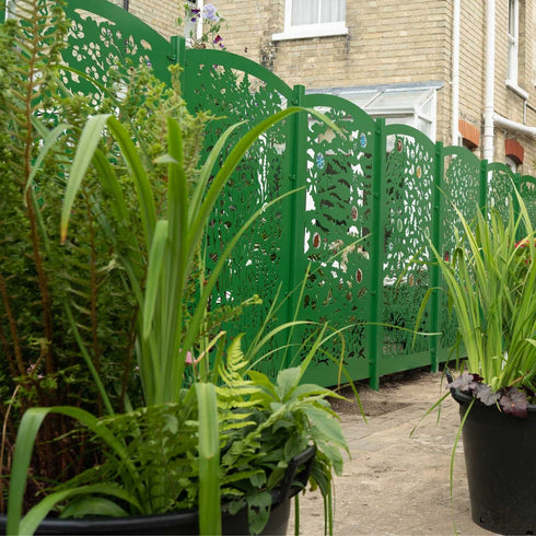 Bespoke Four Seasons Metal Fence Panels Garden Fencing Screens