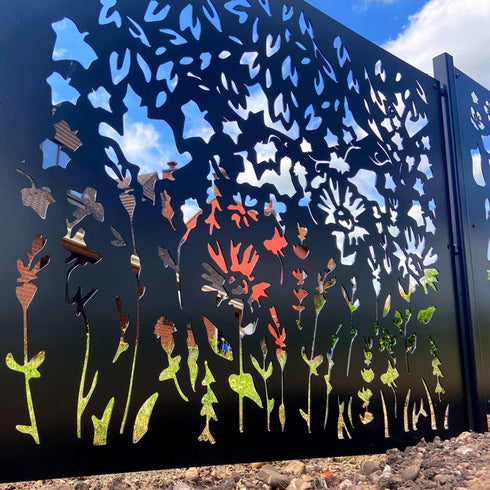 Metal Fence Panels Summer Garden Fencing Screens